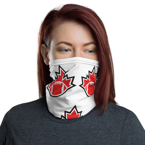 White Football Canada Neck Gaiter - Football Canada